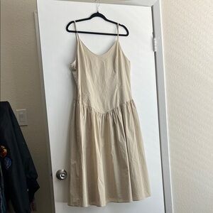 Peppermayo Azalea midi dress - beige